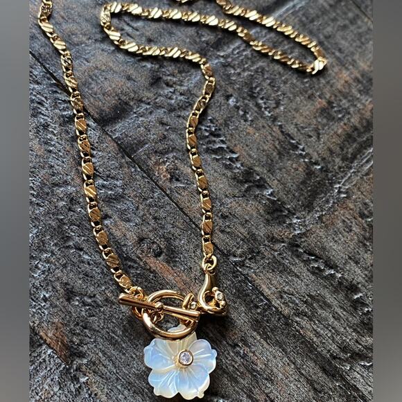 NEW FP x Luna Norte Mother Of Pearl Layering Necklace - Picture 3 of 9